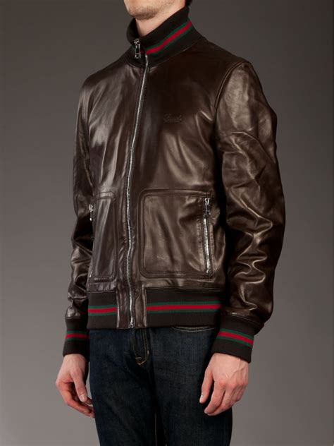 gucci blazer mens|Gucci leather jackets for men.